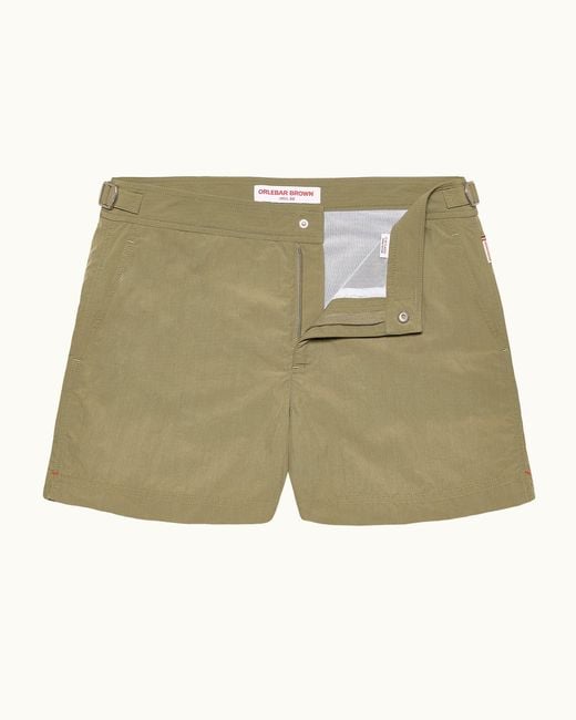 Orlebar Brown Green Tailored Setter Swim Shorts for men