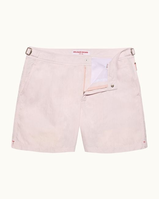 Orlebar Brown Pink Luxury Tailored Swim Shorts for men