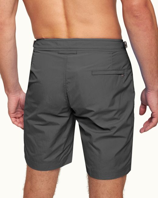 Orlebar Brown Gray Longer-length Swim Shorts for men