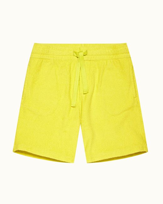 Orlebar Brown Yellow Trevone Towelling for men