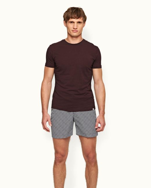 Orlebar Brown Tailored Fit Crew Neck Cotton T-shirt for men