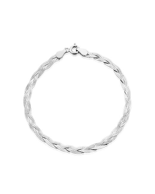 OROVIVO Aubrie Damen Armkette 925 B 3,45 Mm, Armkette Ohne Stein in Metallic für Herren