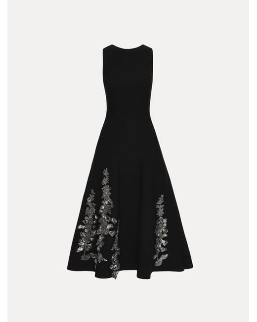 boden knit dress Melina Ruffle Knitted Dress-Paradise Green main image 1