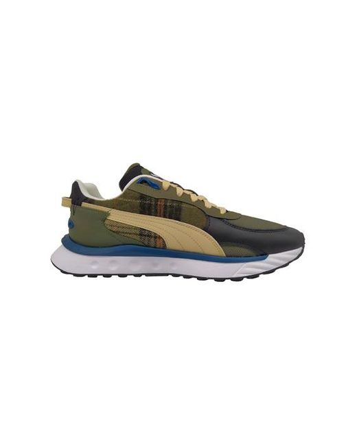 puma wild rider flannel