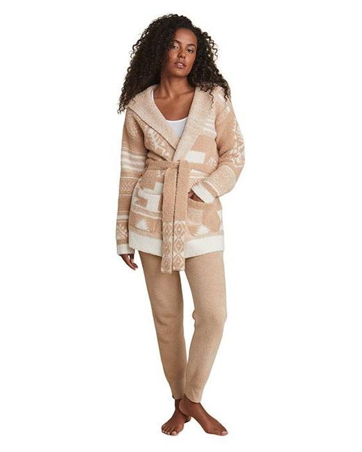 Barefoot Dreams Cozychic® Patchwork Cardigan Soft Camelcream in