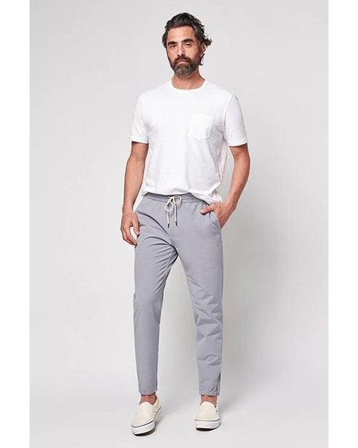 Faherty All Day Jogger Ice Grey in Gray for Men | Lyst