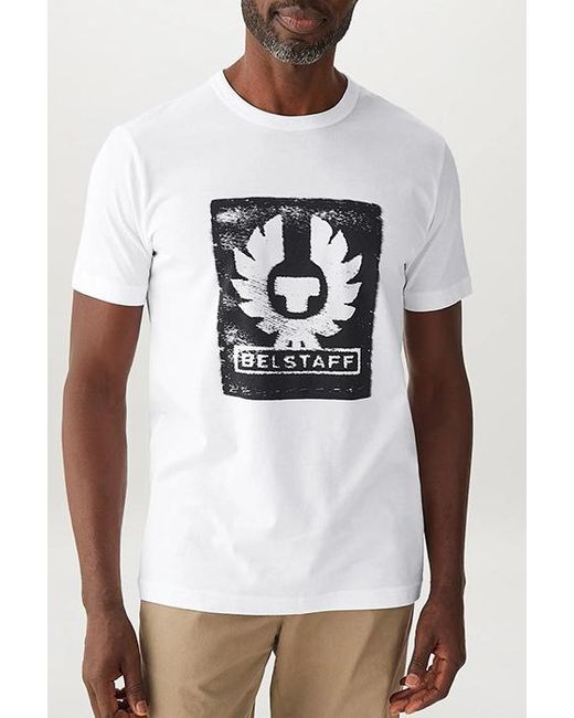 Belstaff Stamp T-shirt White for Men | Lyst