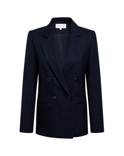Reiss Oe Andrea-double Breasted Navy Navy in Blue | Lyst