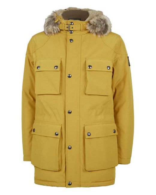 Belstaff Synthetic Pathmaster Parka Harvest in Yellow for Men | Lyst