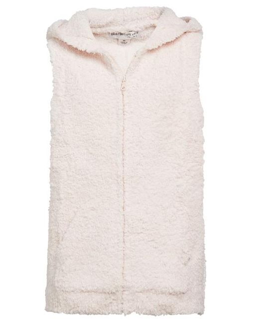 Barefoot Dreams Cozychic® Youth Sleeveless Hoodie Pink Lyst