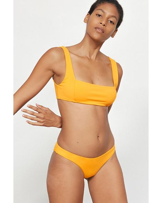 Mara Hoffman Meli Bikini Top Sprint in Orange Lyst