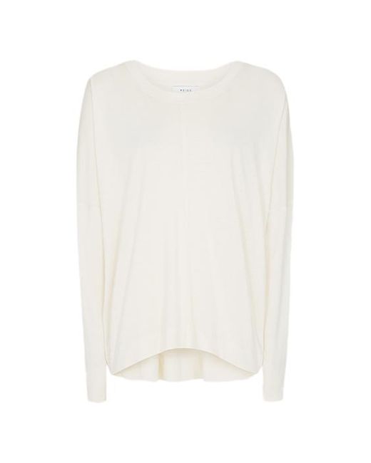 Reiss Rita Nude in White | Lyst