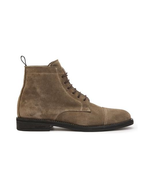 AllSaints Harland Sued Boot Taupe in Brown for Men | Lyst UK
