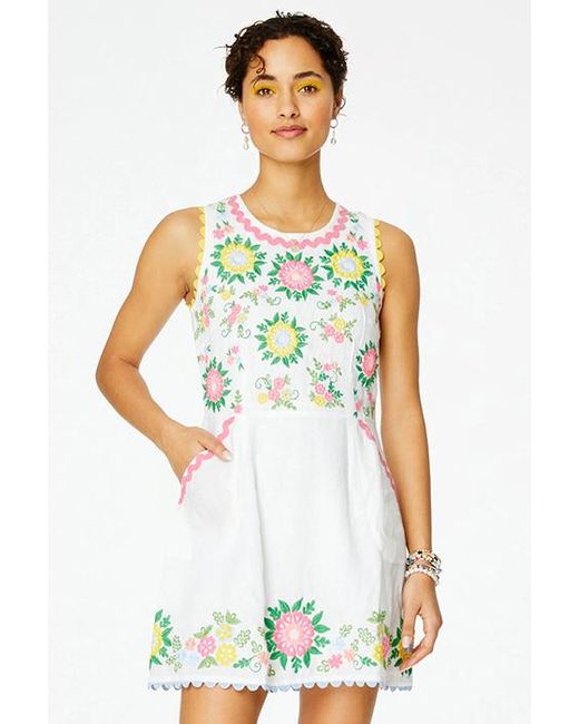 Roberta Roller Rabbit Wildflower Zara Dress White Lyst