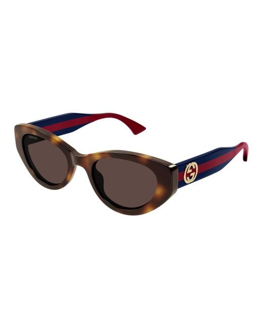 Gucci Black Gg1862S 002 Sunglasses Acetate Cat Eye