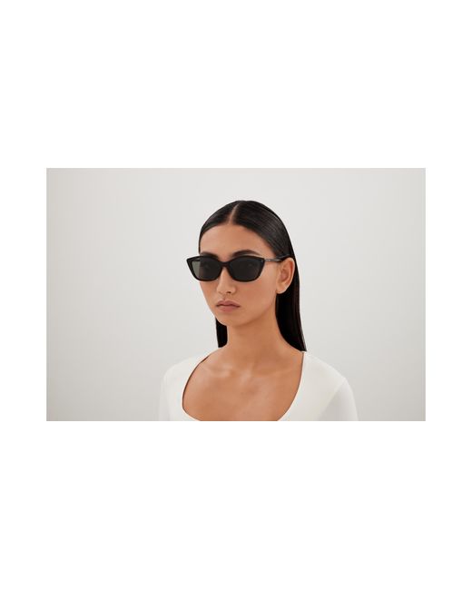 Saint Laurent Black Sl 775 001 Sunglasses Acetate Cat Eye