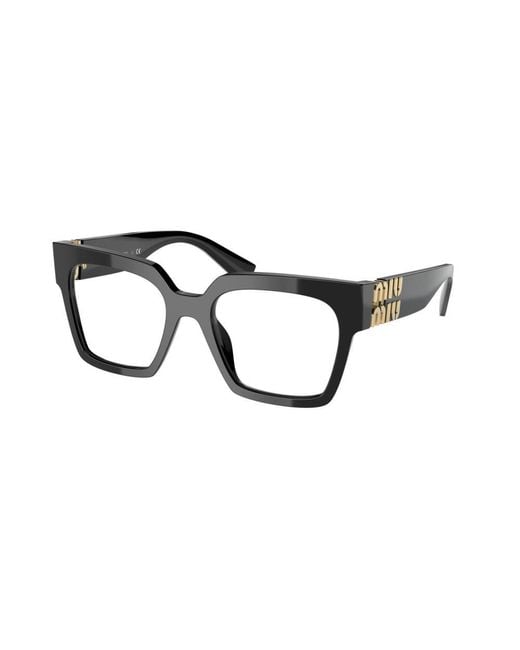 Miu Miu 04Uv Vista in Black | Lyst