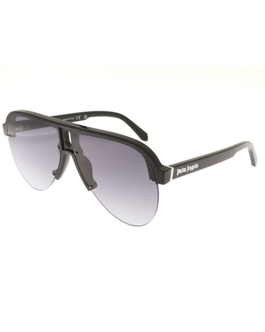 Palm Angels Black Peri10B Trinity Sunglasses