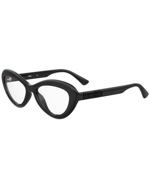Moschino Black Mos635 807 Optical Frames Acetate Cat Eye