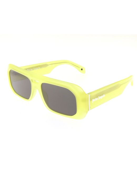 Palm Angels Yellow Peri102 Willow Sunglasses