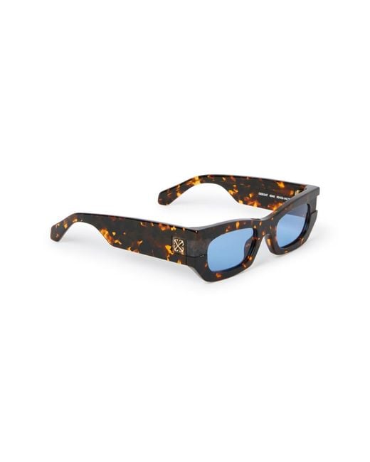 Off-White c/o Virgil Abloh Black Belleville Rectangular Frame Sunglasses
