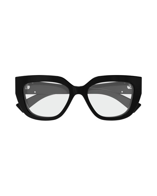 Gucci Black Gg1847O 001 Optical Frames Acetate Transparent Cat Eye