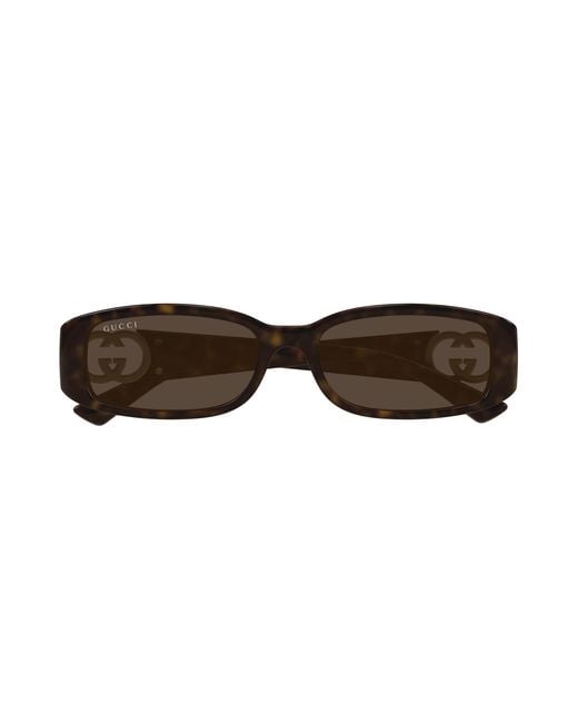 Gucci Black Gg1661S 002 Sunglasses Injected Squared