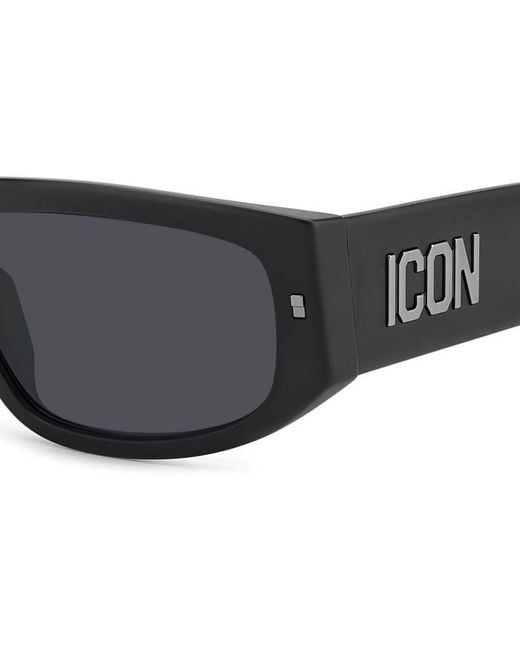 Icon 0016/S di DSquared² in Black da Uomo