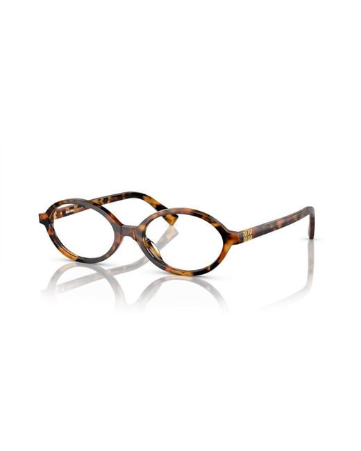 Miu Miu 01Xv Vista in Black | Lyst