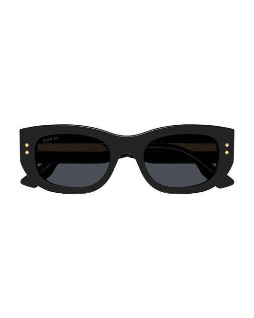 Gucci Black Gg1215S 002 Sunglasses Acetate Squared Normal