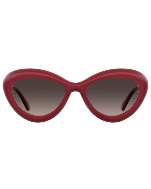 Moschino Black Mos163/S C9A/Ha Sunglasses Plastic Cat Eye Shaded