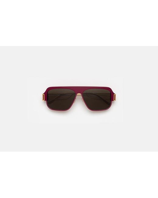 Marni Black Burullus Burgundy