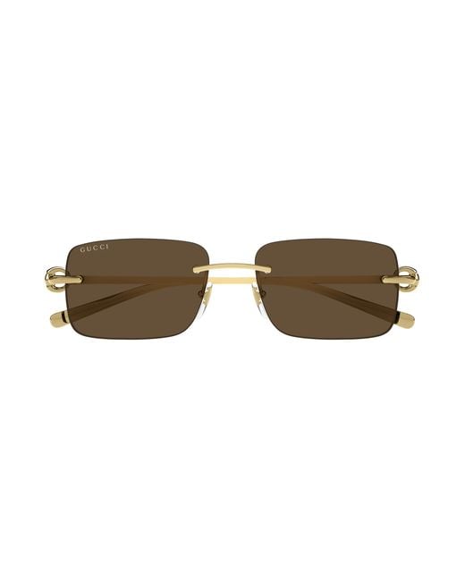 Gucci Brown Sunglasses for men