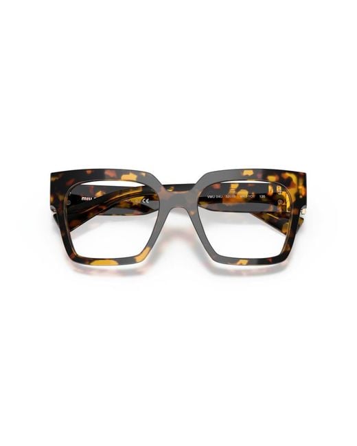 【MIU MIU】MU04UV ビスタグラス ブラック MU 04UV Eyeglasses Frames by Miu Miu