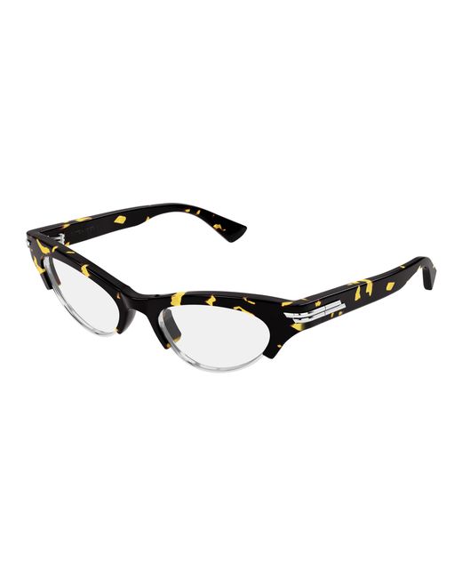 Bottega Veneta Black Bv1431S 010 Sunglasses Acetate Transparent Cat Eye