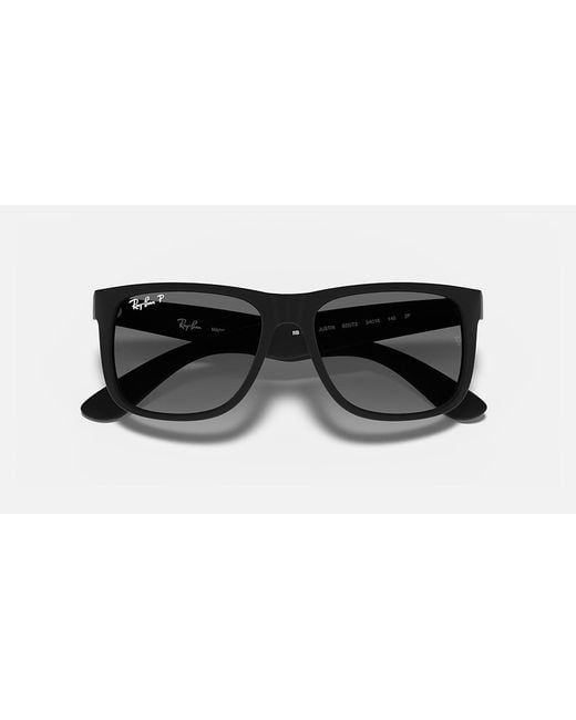 Ray-Ban Black Justin Classic Sunglasses for men