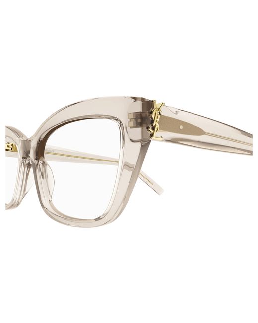 Saint Laurent Black Sl M117 004 Optical Frames Acetate Cat Eye
