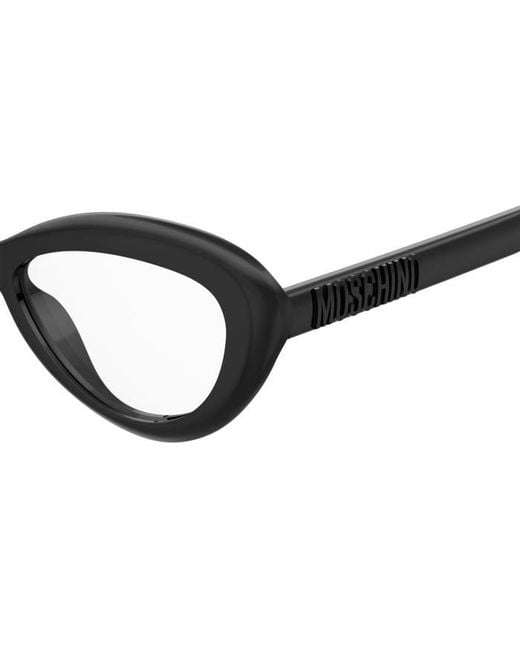 Moschino Black Mos635 807 Optical Frames Acetate Cat Eye