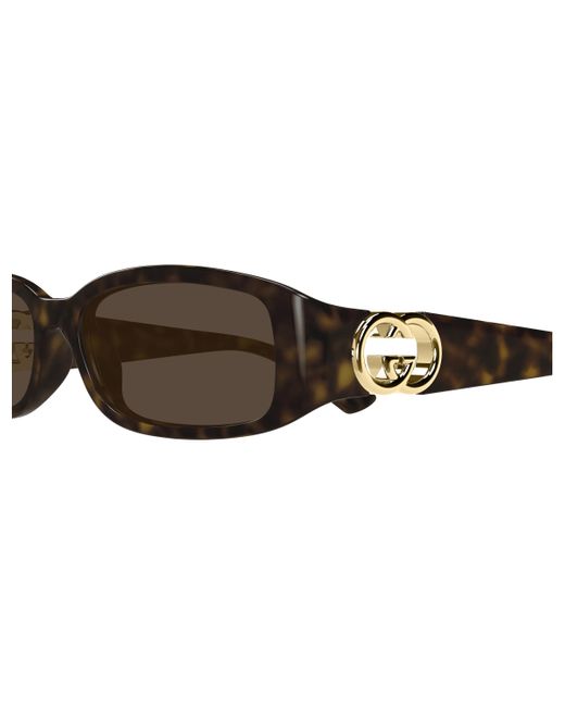 Gucci Black Gg1661S 002 Sunglasses Injected Squared