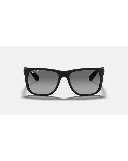 Ray-Ban Black Justin Classic Sunglasses for men