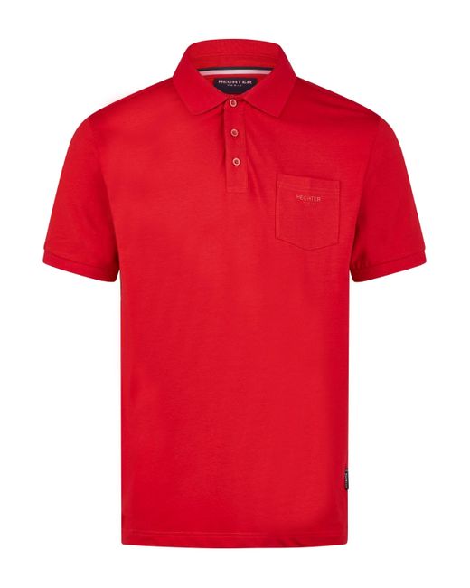 Hechter Paris Poloshirt (1-tlg) Aus Baumwollmischung in Red für Herren