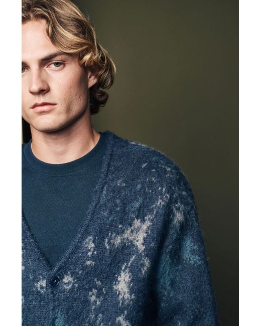 Next Strukturierte Strickjacke mit Wolle (1-tlg) in Black für Herren