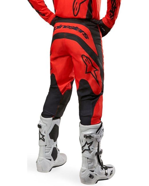 Alpinestars Motorradhose Fluid Lurv Motocross Hosen in Red für Herren
