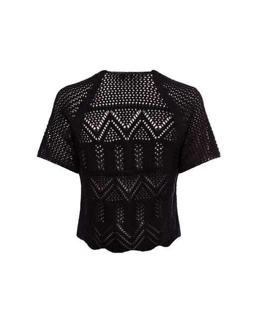 Marie Lund Black Strickjacke
