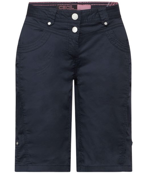Cecil Blue Shorts mit Turn-Up Funktion