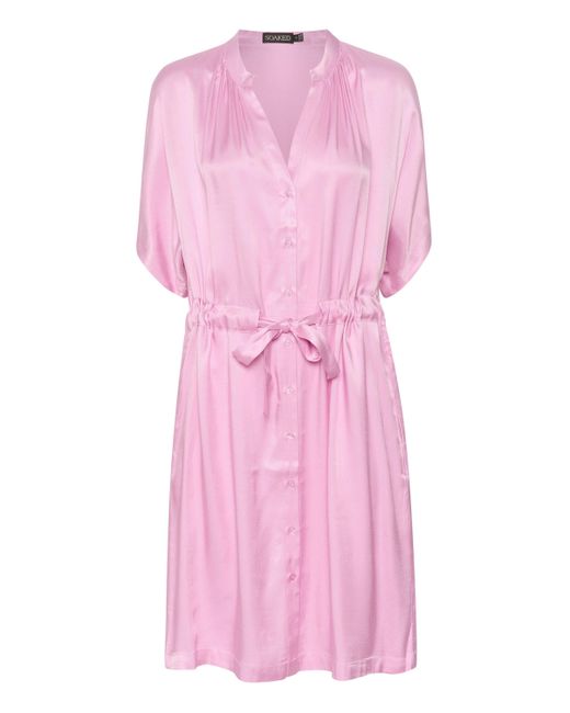 Soaked In Luxury Pink Jerseykleid Kleid SLCharma