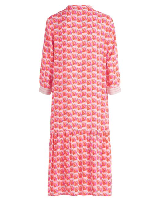 Betty Barclay Red Sommerkleid Stufenkleid mit 3/4 Arm Druck