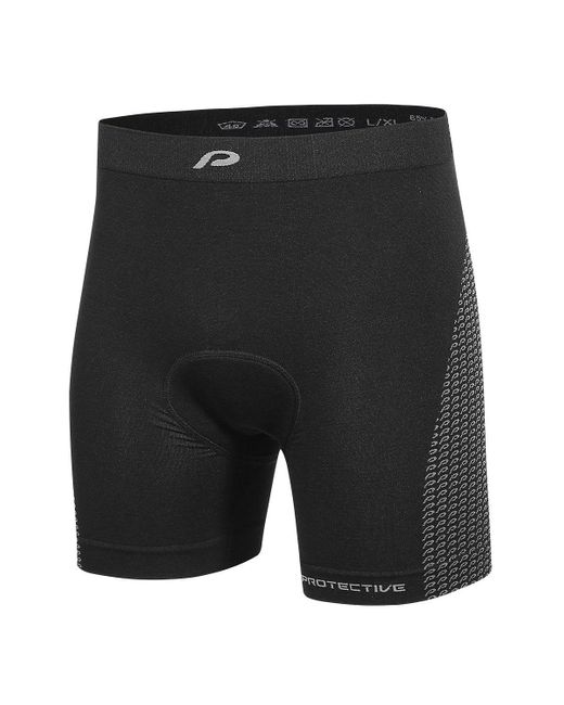 Protective Fahrradhose Radunterhose P-Beyond in Black für Herren