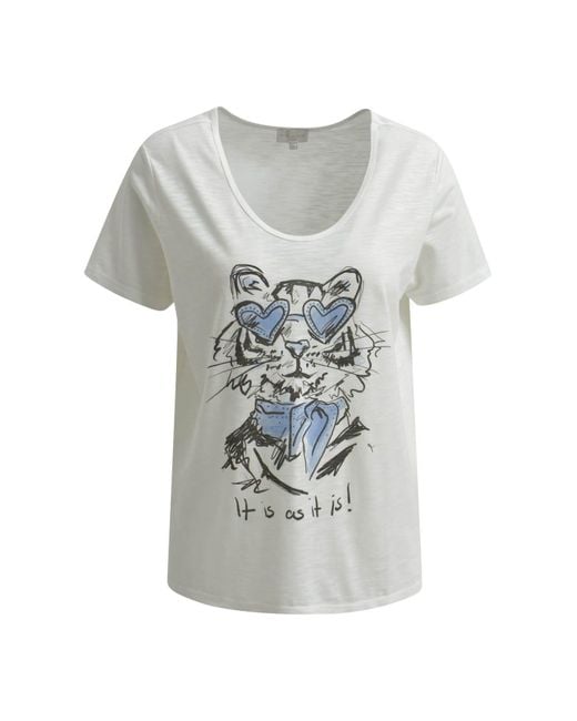 Milano Italy White T-SHIRT W ROUNDNECK