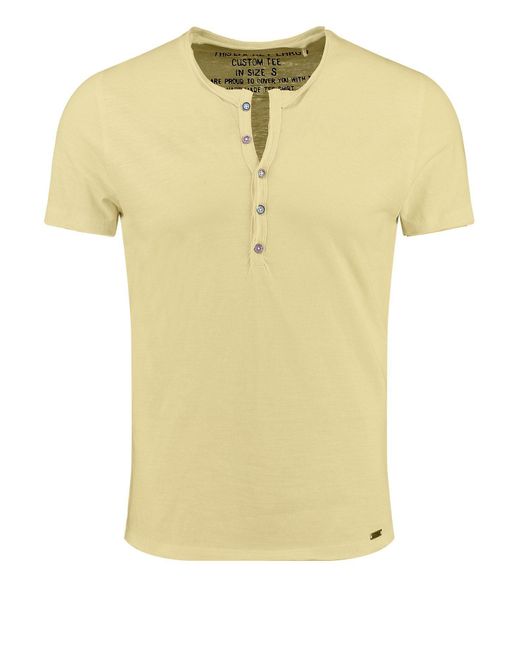 Key Largo T-Shirt MT LEMONADE button in Yellow für Herren